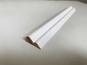 OEM aceptado LED luz Interior blanco imprimado Pino putrefacción resistente respetuoso con el medio ambiente molduras para juntas de dedos marco de la puerta zócalo para - Product Image 6