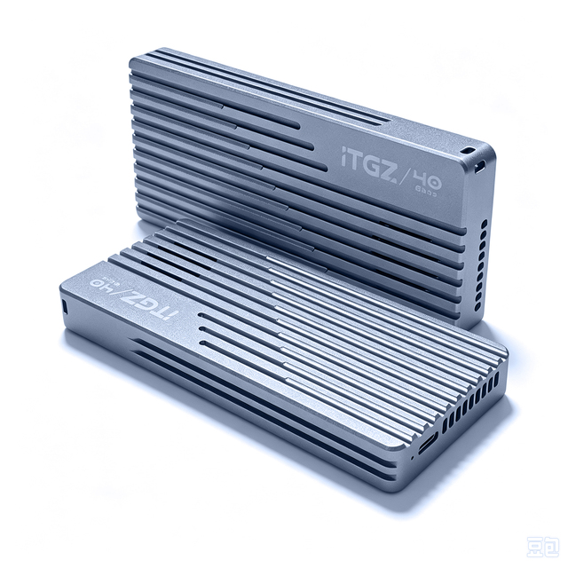 USB4 M.2 NVMe SSD Enclosure 40Gbps ASM2464PD Temp Controlled Fan Compatible Thunderbolt 4/3 USB3.2 Custom Color