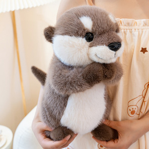 Al por mayor: Muñecos de peluche suaves de nutria Lutra Lutra, juguetes de animales de peluche, almohada de compañía para dormir, para máquinas de garras y souvenirs - Product Image 3