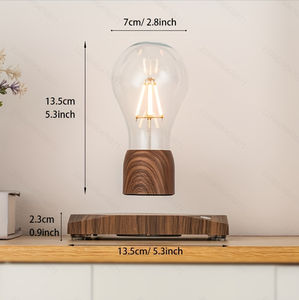 Lampe de table à ampoule LED HCNT, lumière flottante à lévitation magnétique, taille moyenne, pour salon, cadeaux personnalisés - Product Image 4
