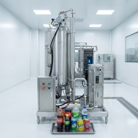 Machine à soda automatique commerciale avec bouteilles en plastique remplies de CO2, pompe PLC, garantie 1 an