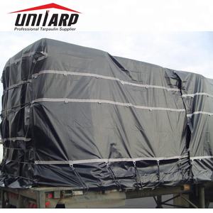 24ftx27ft 8ft Heavy Duty Drop Trailer Tarps 18oz/14oz Flatbed Truck Lumber Tarps avec D Rings - Product Image 5