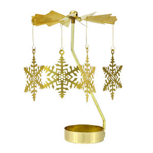 Gold Spinning Glass Crystal Stands <strong>Candle</strong> Carousel Rotary Tealight <strong>Candle</strong> Stick <strong>Holders</strong> - Product Image 5