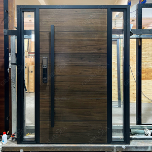 Porte d'ingresso <span class=keywords><strong>in</strong></span> <span class=keywords><strong>legno</strong></span> di teak di alta qualità, design moderno per ville, porte a doppia anta <span class=keywords><strong>in</strong></span> <span class=keywords><strong>legno</strong></span> per esterni di case - Product Image 3
