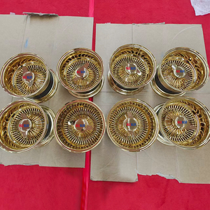 ล้อลวดขนาด 13x7 สีทอง ล้อลวดโลว์ไรเดอร์สีทองทั้งหมด - Product Image 5
