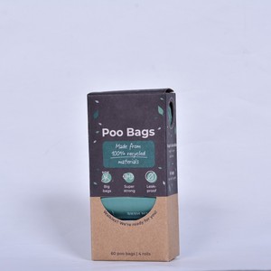 Sacs à déjections canines personnalisés à motifs, écologiques et biodégradables en plastique Eco-PII, portables pour le nettoyage des petits animaux et des oiseaux - Product Image 2