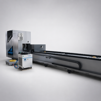 Machine de découpe laser à fibre LINCOLN, commande CNC, source laser MAX, refroidissement par eau, haute productivité, options de puissance 1500W-8000W
