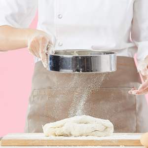 Colador <span class=keywords><strong>de</strong></span> Harina Redondo <span class=keywords><strong>de</strong></span> Acero Inoxidable <span class=keywords><strong>de</strong></span> Malla Fina Ecológico para Repostería - Product Image 2