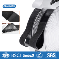 Bande auto-agrippante 70 % nylon avec colle acrylique, taille personnalisée, fixation adhésive pour supermarchés et commerce de détail