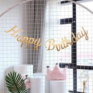 <span class=keywords><strong>Guirlande</strong></span> de lettres dorées <span class=keywords><strong>Joyeux</strong></span> <span class=keywords><strong>Anniversaire</strong></span>, décoration de fête pour bébé, garçons, filles, <span class=keywords><strong>anniversaire</strong></span>, bannière en papier <span class=keywords><strong>Joyeux</strong></span> <span class=keywords><strong>Anniversaire</strong></span> - Product Image 3