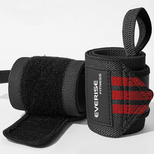 Alta calidad logotipo personalizado Unisex personalizado nueva llegada ajustable levantamiento de pesas muñequeras muñequera correa de soporte - Product Image 6