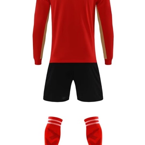 Maillot de football d'entraînement pour équipe adulte, uniforme de compétition, coton/bambou/spandex, transfert thermique, couleurs et logos personnalisables - Product Image 2