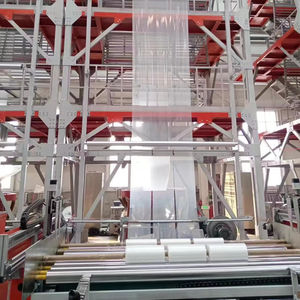 Máquina de película de plástico de una capa, de tres capas ABA, máquina de soplado de película de plástico, maquinaria de extrusión de película soplada para acolchado. - Product Image 1