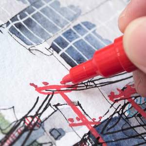 Marqueurs de peinture <span class=keywords><strong>Posca</strong></span>, marqueurs de peinture acrylique, cadeau pour enfants et adultes - Ensemble de marqueurs <span class=keywords><strong>Posca</strong></span> à pointe fine 3M, stylos <span class=keywords><strong>Posca</strong></span> pour fournitures artistiques - Product Image 4