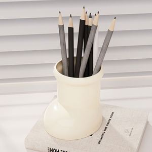 Organisateur de bureau créatif en ABS, pot à pinceaux, seau de rangement de bureau, support à chaussures, porte-stylos et fournitures de bureau - Product Image 2