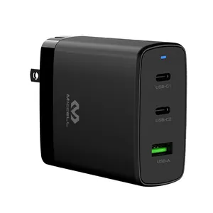 Pd быстрый usb c Ган зарядное устройство 100w для ноутбука Ган зарядное устройство складной 100 Вт usb-c 3 порта usb адаптер Автомобильное usb настенный адаптер зарядного устройства