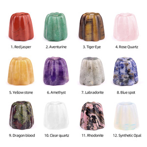 Soporte para Incienso de Palo Santo Mini en Oferta, Soportes para Varillas de Incienso con Forma de Flor de Cristal de Cuarzo Mixto - Product Image 4