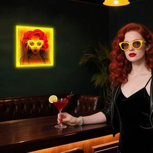 ไฟนีออน LED รูปผู้หญิงสุดเท่ ใช้พลังงานจาก USB ปรับความสว่างได้ ปรับแต่งได้ กันน้ำระดับ IPX3 ตกแต่งผนังบ้าน อาคาร บาร์ งานแต่งงาน ห้างสรรพสินค้า - Product Image 3