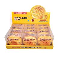 En gros Jouets Squishy Mignons en Forme de Pain Ananas, Blocs de Construction, Jouets Anti-Stress, Simulation Alimentaire