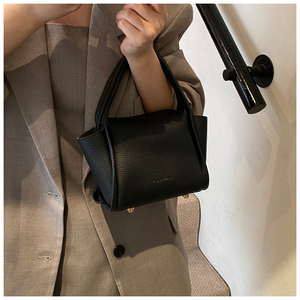 Bán buôn giản dị Tote da túi xách Trọng lượng nhẹ bền với dây kéo đóng cửa Polyester Lót cho xách tay đơn giản xử lý túi - Product Image 4