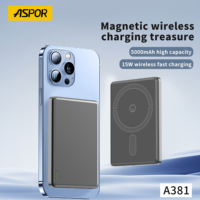 Panel Solar Magnético A382 con Carcasa Metálica Impermeable, Batería de Litio-Polímero de 10000mAh, Mini Banco de Energía Portátil Inalámbrico, PD 20W