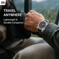 Montre mécanique automatique pour homme avec boîtier transparent personnalisé, verre saphir synthétique, bracelet en silicone étanche, montre de business, cadeau