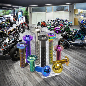 Tornillo de Cabeza UFO de Aleación de Titanio para Motocicleta, M8 (50MM), Clase 10, para Fijación de Radiador y Modificación de Caliper - Product Image 3