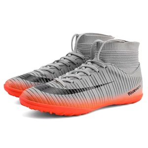 Zapatos de Entrenamiento para Exteriores al por Mayor, <span class=keywords><strong>Botas</strong></span> de Fútbol Unisex Transpirables de Verano con Tobillo Alto para Césped <span class=keywords><strong>Artificial</strong></span> FG - Product Image 6