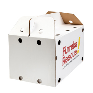 Consegna veloce su misura disegno ondulato pieghevole personalizzato <span class=keywords><strong>cartone</strong></span> pet carrier - Product Image 6