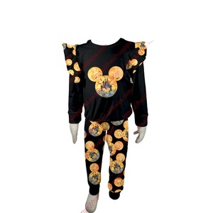 Bc1-3 Nouvelle mode Enfants Halloween Automne Bébé Tout-petit Ensemble 2 pièces Tenue pour filles - Product Image 1