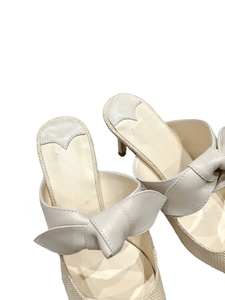 Zapatos de Mujer Jimmy de Alta Calidad y Moda, Tejidos con Tela de Rafia, Decorados con Lazos de Mariposa en la Parte Superior - Product Image 6