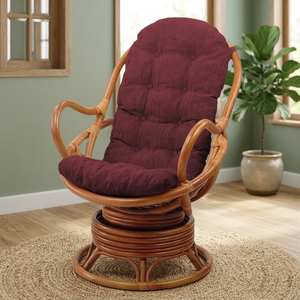 Silla Papasan Tipo SWIV ARMCHAIR en Oferta, Cómoda y Elegante con Cojín Acogedor, Ideal para Relajarse - Product Image 3