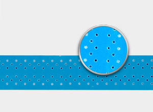 Commercio all'ingrosso di alta qualità punzonatura doppia cucitura <span class=keywords><strong>Tennis</strong></span>/badminton/<span class=keywords><strong>squash</strong></span> racchetta impugnatura Pu/poliestere Overgrip - Product Image 3