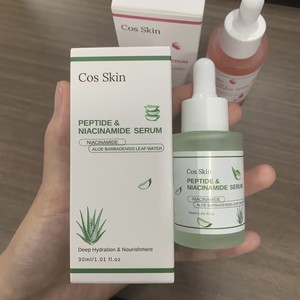 Toptan Cilt Bakımı Nemlendirici Parlatıcı Aloe Vera Çilekli Cilt Tonu Eşitleyici Pembe Peptit <span class=keywords><strong>Serum</strong></span> Yüz Serumu - Product Image 6