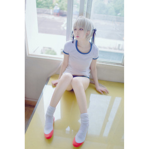 Fale Animation <b>Gymnastics</b> Outfit Women Mid Waist Knitted Breathable Spring Summer Casual Wear - Product Image 4