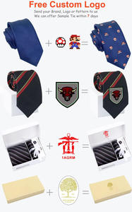 Corbatas de Seda Jacquard Tejidas de Venta Directa de Fábrica a Buen Precio, Corbata con Logotipo Personalizado, Diseño Paisley, Corbata Clásica para Hombre - Product Image 5