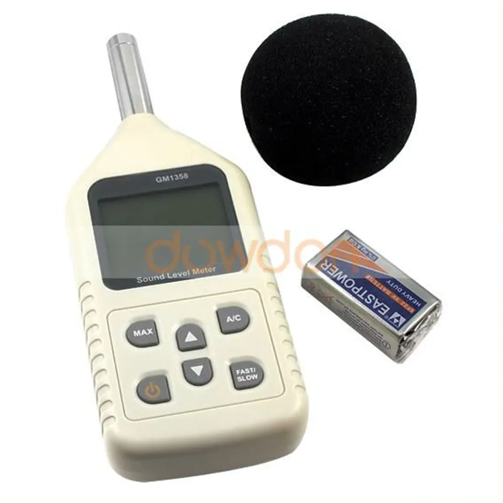 Professional Digital Voice Tester Sound Pressure Level Meter Max 130dB