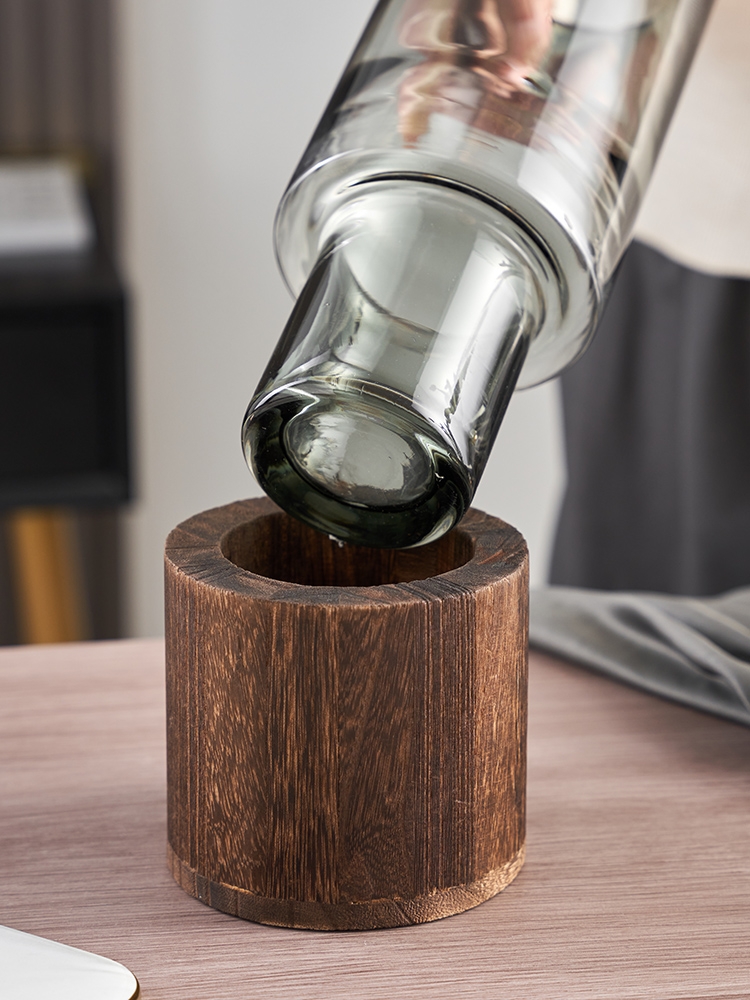 Factory Produced Wholesale Table Blown Recycled Glass Vase