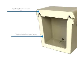 Nevera Portátil PoeticExist de 45L con Ruedas, Moderna y Multifuncional para Acampar al Aire Libre, Conserva Bebidas y Alimentos Calientes o Fríos - Product Image 5