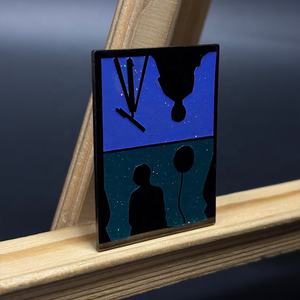 شارات بالمينا الصلبة بالليزر بتصميم إبداعي مخصص وشارات دبوس طية صدر من النحاس الأصفر والذهب والمعدن - Product Image 6