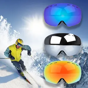双层防雾护目镜滑雪跳伞运动眼镜自行车雪地登山防风护目镜眼镜