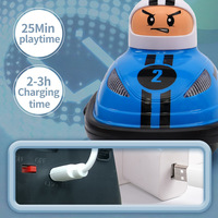 Pack double de voitures télécommandées RC de combat avec pilote éjectable, effets sonores, lumières LED et action sans fil pour enfants