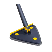 Nouveau triangle de vadrouille de nettoyage réglable télescopique 360 rotatif vadrouille de sol rotative à quatre coins
