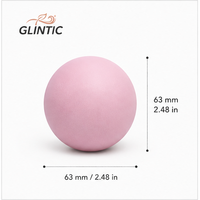 Balle de massage portable pour la relaxation des fascias, rouleau musculaire pour le soulagement des douleurs dorsales et cervicales, yoga, pilates, récupération physique
