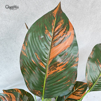 36 feuilles de canna, feuilles de lys en pot, décorations de mariage, ensemble de fleurs artificielles faites à la main QYYN-1808