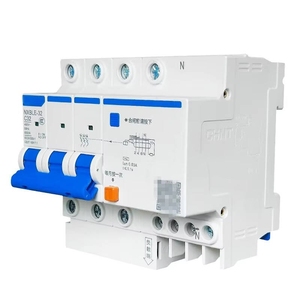 Interruptor Diferencial RCBO ELCB Comercial para el Hogar, Material PA66, 63A, 30mA, 1P+N, 6kA, Montaje en Riel, 230V, Blanco, Curva C - Product Image 2