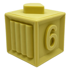 Ensemble de construction promotionnel unisexe pour enfants blocs de pile éducatifs en Silicone souple avec jouet pour bébé numéroté en plastique texturé sensoriel - Product Image 3