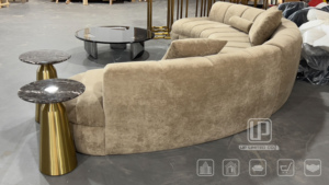 Sectional Couch Set for Living Room Circle Corner <b>Sofas</b> Recliner Combination Furniture Can Be Paired With an Coffee <b>Table</b> - Product Image 4