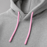 Cordon élastique personnalisable en polyester et coton de 5 mm, rond, pour pantalons, sweats à capuche et lacets, avec embouts métalliques – Produit durable