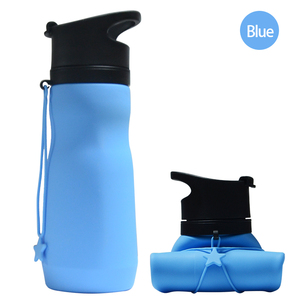 Bouteille d'eau pliable en silicone sans BPA, réutilisable, portable et légère - Product Image 5